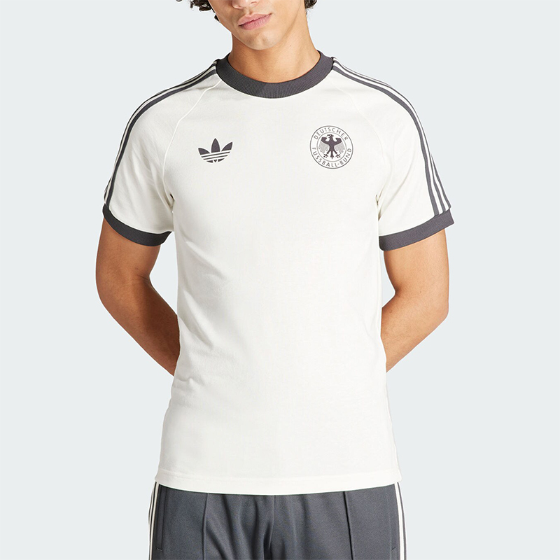 阿迪达斯男士德国队足球运动短袖
