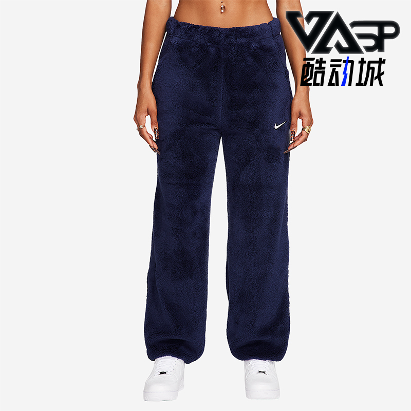 Nike/耐克正品秋冬NOCTA女士运动宽松中腰保暖复古长裤DV3643-410