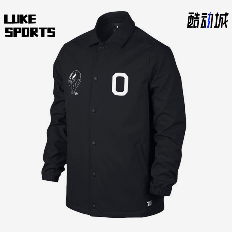 Nike/耐克正品Jordan男士印花衬衫式休闲夹克外套819120-010