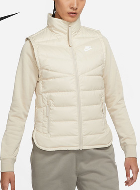 Nike/耐克正品女子立领舒适保暖运动休闲羽绒马甲 DR1591-206
