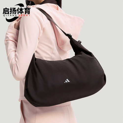Adidas/阿迪达斯正品2026年春季女士收纳日常便携运动挎包KS5211