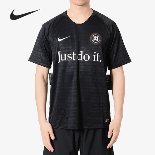 Nike/耐克正品NK FC 男子透气上衣休闲短袖足球运动T恤AH0302-010