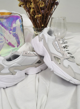 Adidas/阿迪达斯正品新款三叶草女子Falcon老爹运动休闲鞋B28128