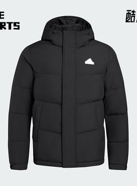 Adidas/阿迪达斯正品冬季男女简约经典连帽保暖运动羽绒服KF6754