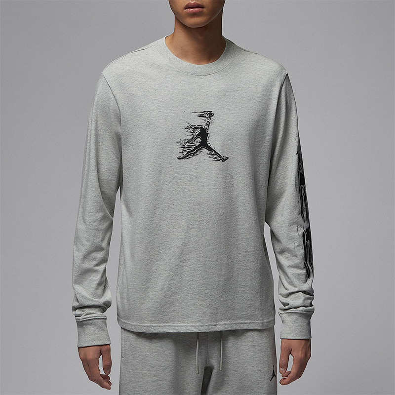 Nike/耐克正品JORDAN男士休闲运动透气圆领套头上衣HQ9039-050