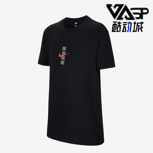 Nike/耐克正品Sportswear大童针织宽松经典图案短袖IH0829-010