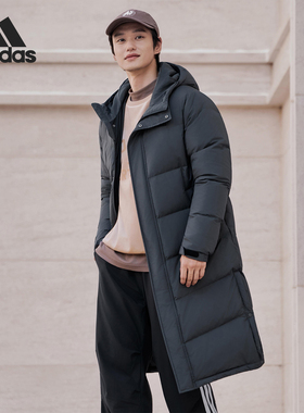 Adidas/阿迪达斯官方正品冬季男女简约经典拒水保暖羽绒服KF6742