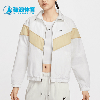 耐克女士宽松防晒梭织外套