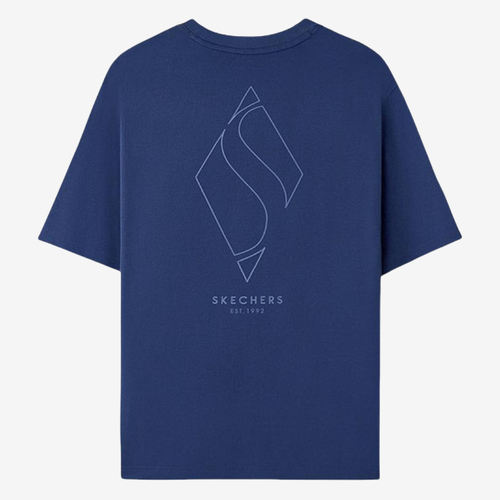 Skechers斯凯奇正品运动生活男宽松圆领短袖T恤L225M164-00DU