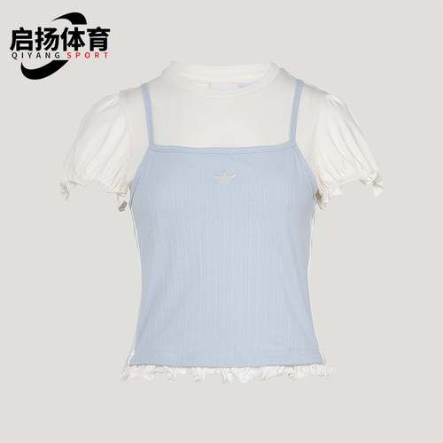 Adidas/阿迪达斯正品三叶草女士日常休闲经典运动短袖T恤KY3298