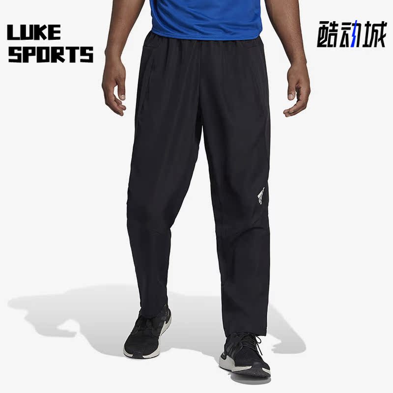 阿迪达斯男子运动梭织休闲长裤
