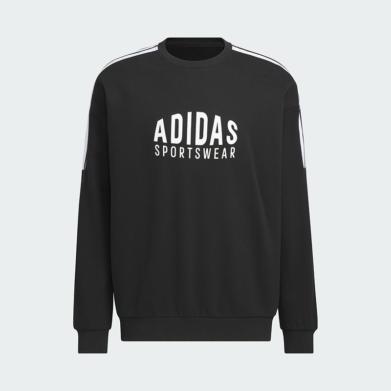Adidas/阿迪达斯正品V GFX CREW男女运动套头休闲印花卫衣KF5210