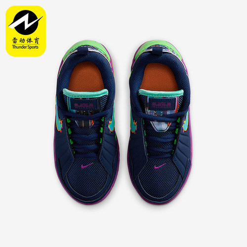 Nike/耐克正品LeBron Witness 9小童透气减震篮球鞋HV2268-400