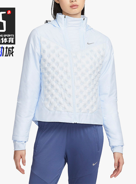 Nike/耐克正品新款女士轻薄款运动经典健身连帽羽绒服FB7604-423