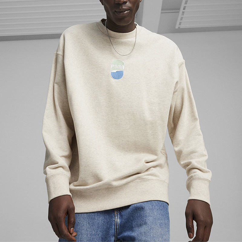 Puma/彪马正品DOWNTOWN 180 CREW TR男女圆领卫衣626026-90