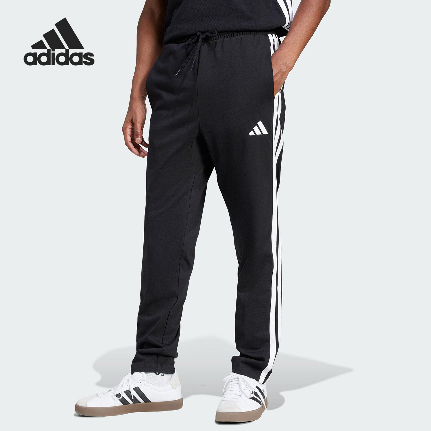 Adidas/阿迪达斯官方正品M 3S SJ TO PT男士针织运动长裤JE6430