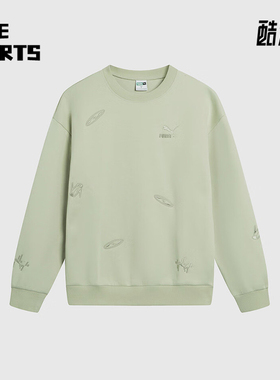 Puma/彪马正品运动男士宽松针织时尚休闲卫衣套头衫631070-33