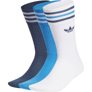 Adidas/阿迪达斯正品三叶草夏季新款男女休闲中筒运动袜子 GN3074