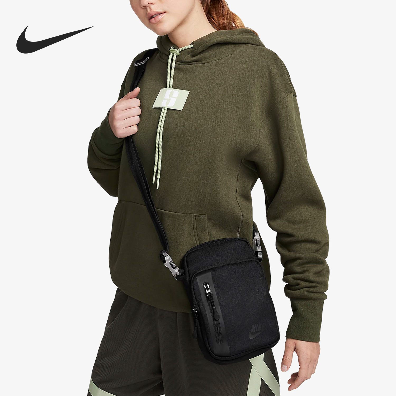 Nike/耐克正品2023新款男女运动休闲可调节单肩斜挎包FN0363