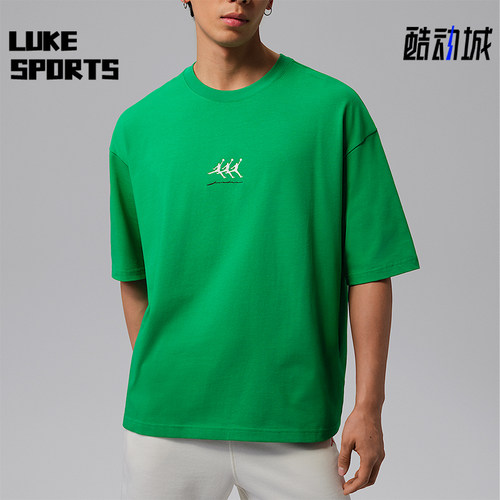 Nike/耐克正品Jordan Flight男士宽松刺绣经典休闲T恤IF3134-310