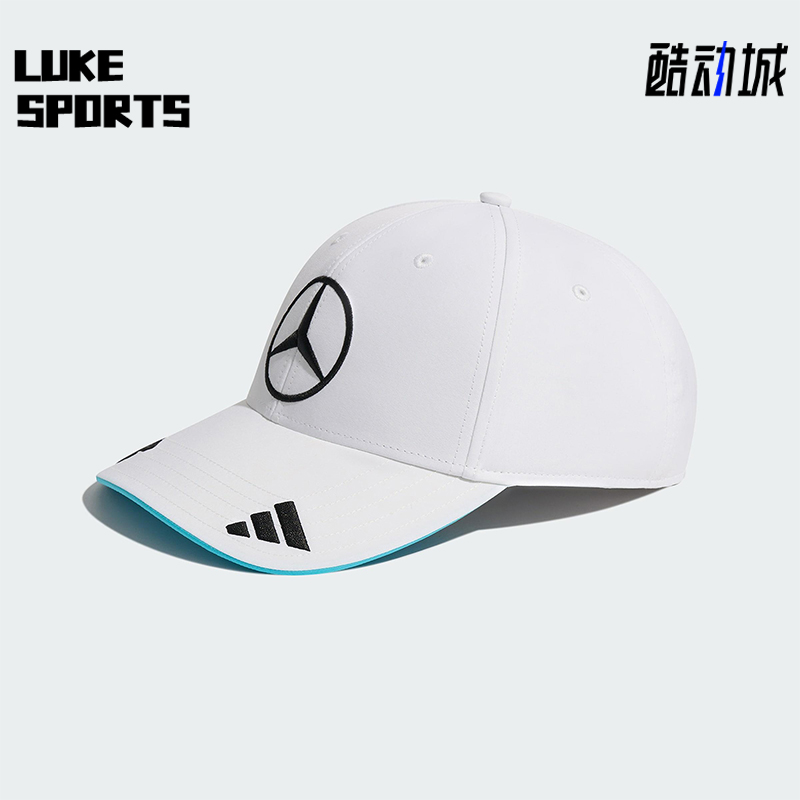 Adidas/阿迪达斯正品AMG男女同款F1车队经典运动简约棒球帽JZ2568