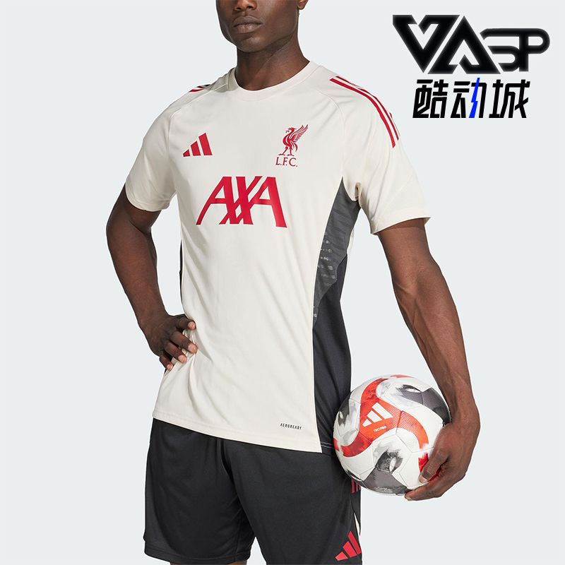 Adidas/阿迪达斯正品利物浦男士圆领足球运动透气短袖球衣JV6574