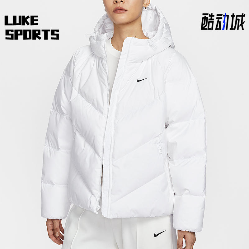 Nike/耐克正品冬季女士运动休闲防风拒水时尚羽绒服HV5236-100