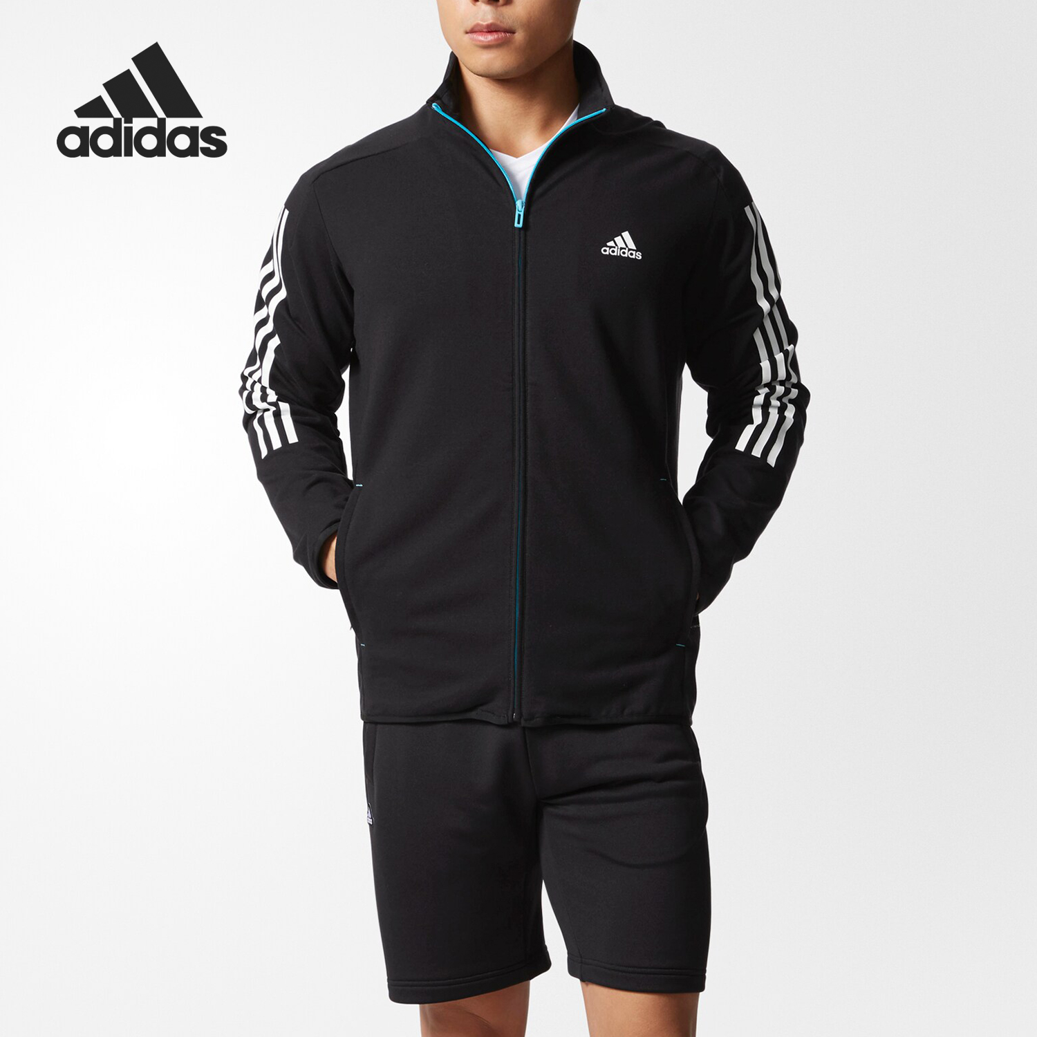 Adidas/阿迪达斯正品 M CLUB 3S KT JK 男子运动网球夹克 S98955