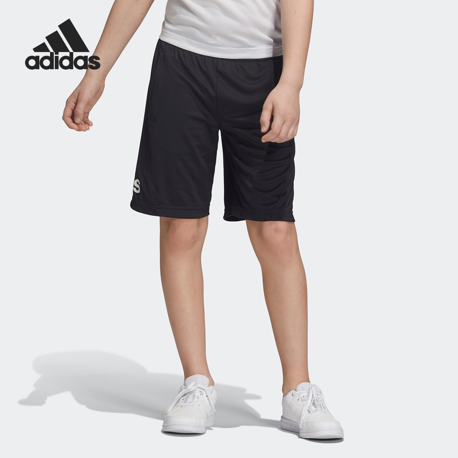 Adidas/阿迪达斯正品童装当季新款男大童腰带休闲运动短裤 DV2918