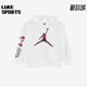 Nike 133 宽松套头卫衣IQ2915 耐克正品 JORDAN大童运动连帽经典