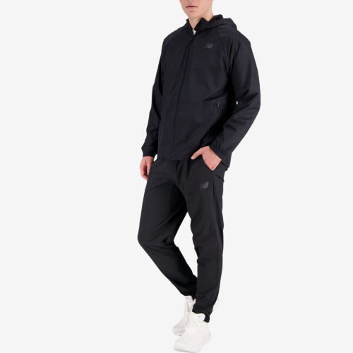 New Balance新百伦正品男中腰直筒日常出行休闲裤AMP31061-BK