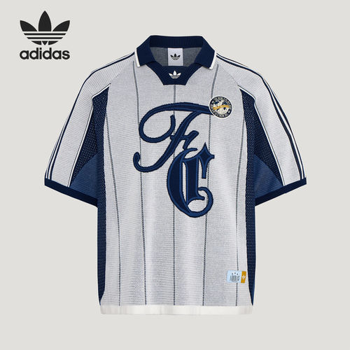 Adidas/阿迪达斯官方正品三叶草新款男出游宽松柔软针织T恤KY2159