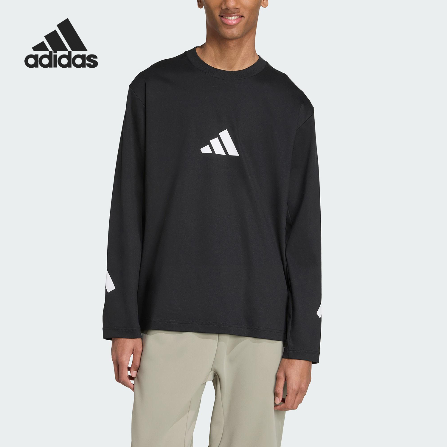 Adidas/阿迪达斯官方正品M Z.N.E. LS TEE男士运动宽松长袖KE4902