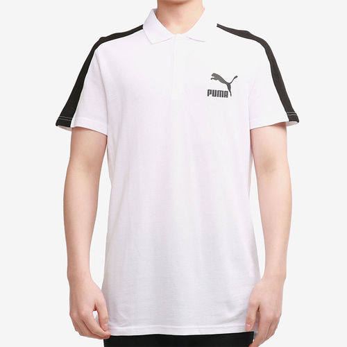 Puma/彪马正品2025男士拼接透气运动印花耐穿POLO衫532290-02
