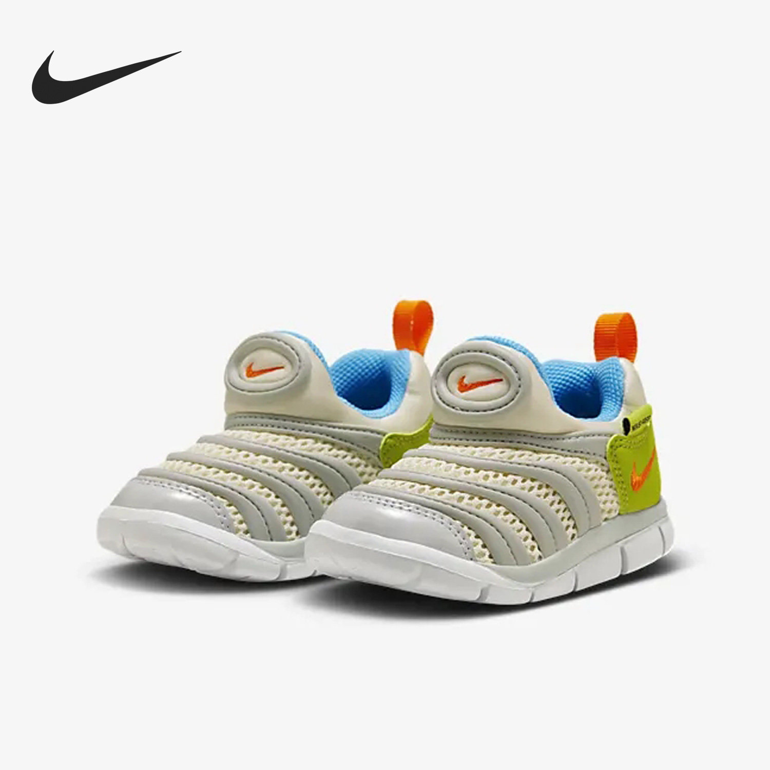 耐克婴童一脚蹬毛毛虫休闲运动鞋