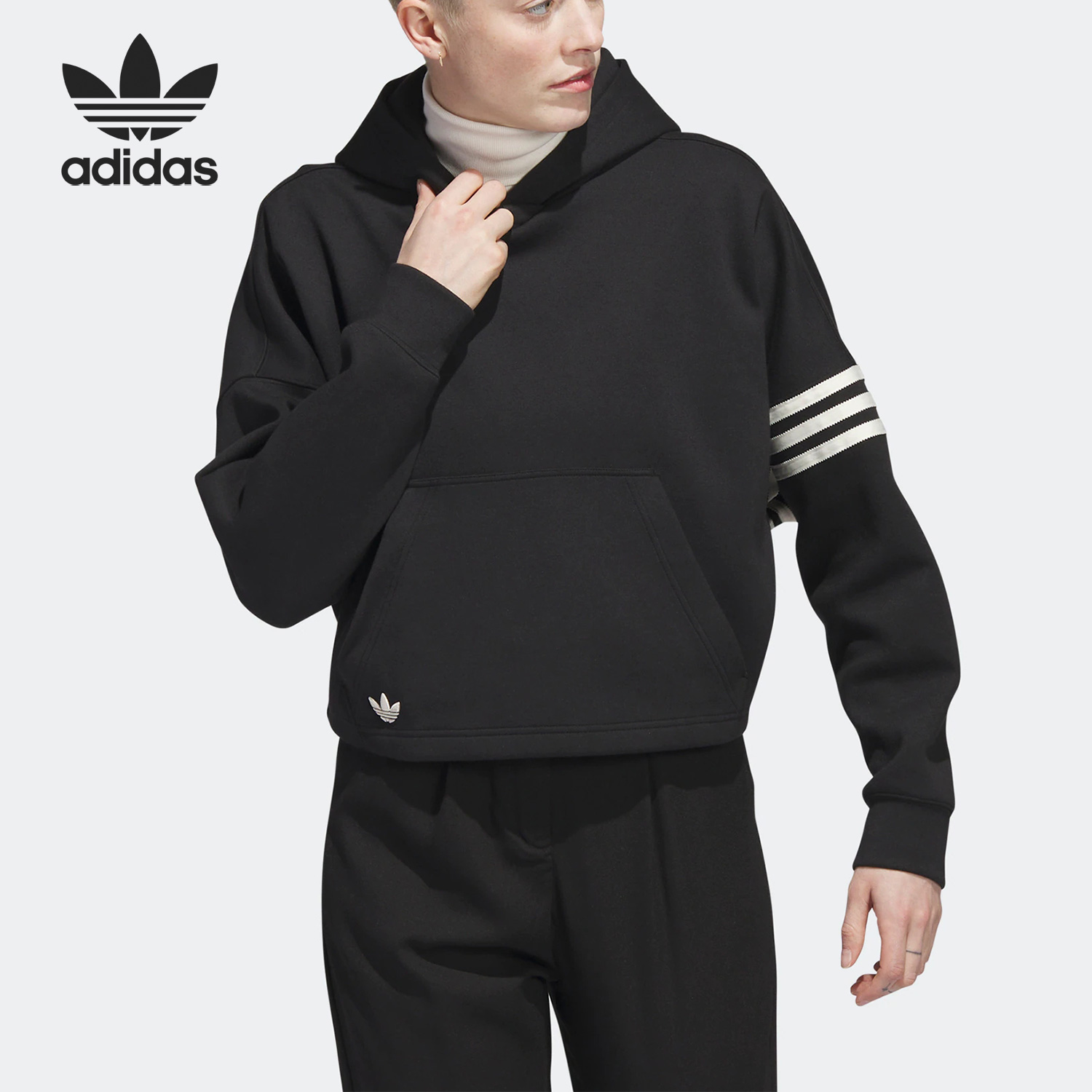 Adidas/阿迪达斯女子连帽卫衣