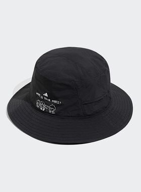 Adidas/阿迪达斯正品GFX BUCKET男女款运动遮阳渔夫帽JP0421
