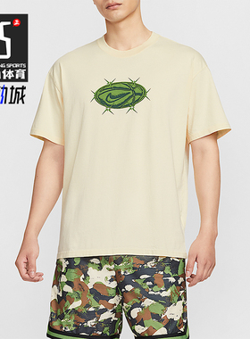 Nike/耐克正品2025夏季款男士运动图案透气休闲短袖HV1676-113