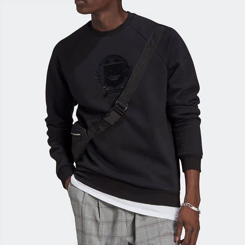 Adidas/阿迪达斯正品三叶草休闲简约男子运动圆领套头卫衣 H32144,运动服/休闲服装,运动卫衣/套头衫,淘宝优惠券,粉丝福利购,淘宝优惠卷