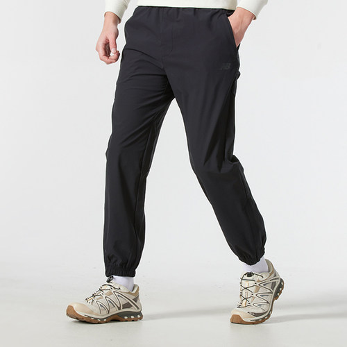 New Balance/NB正品新款男子梭织运动休闲束脚长裤NTF13031-BK
