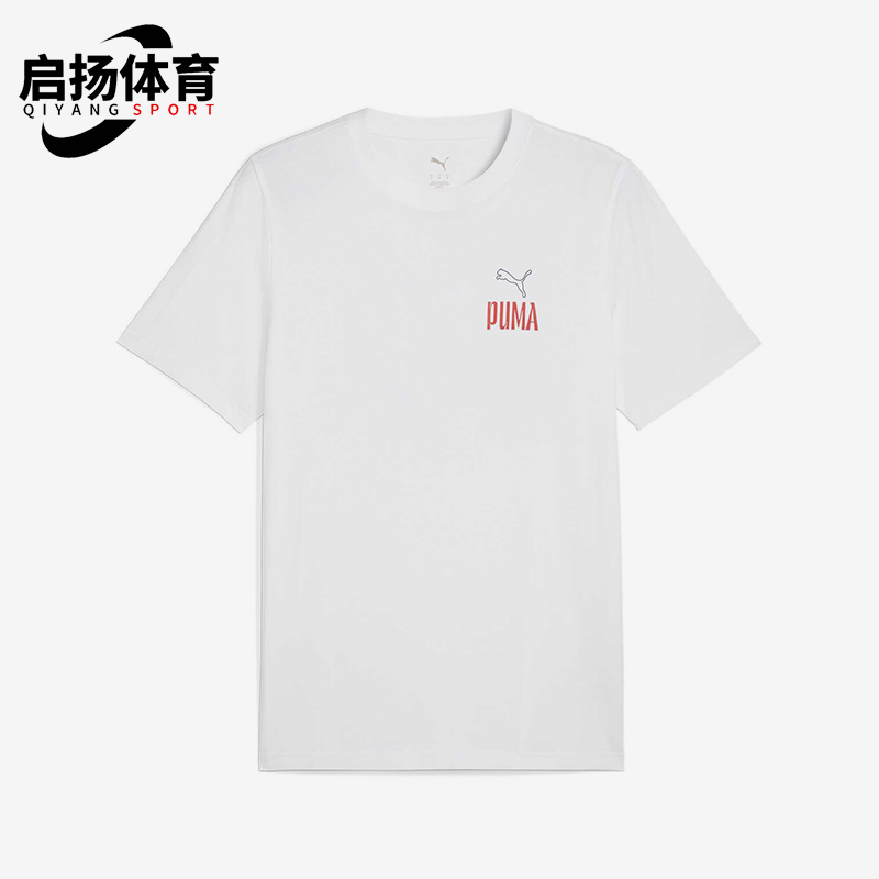Puma/彪马正品2025新款男士经典宽松透气圆领短袖T恤632927-02