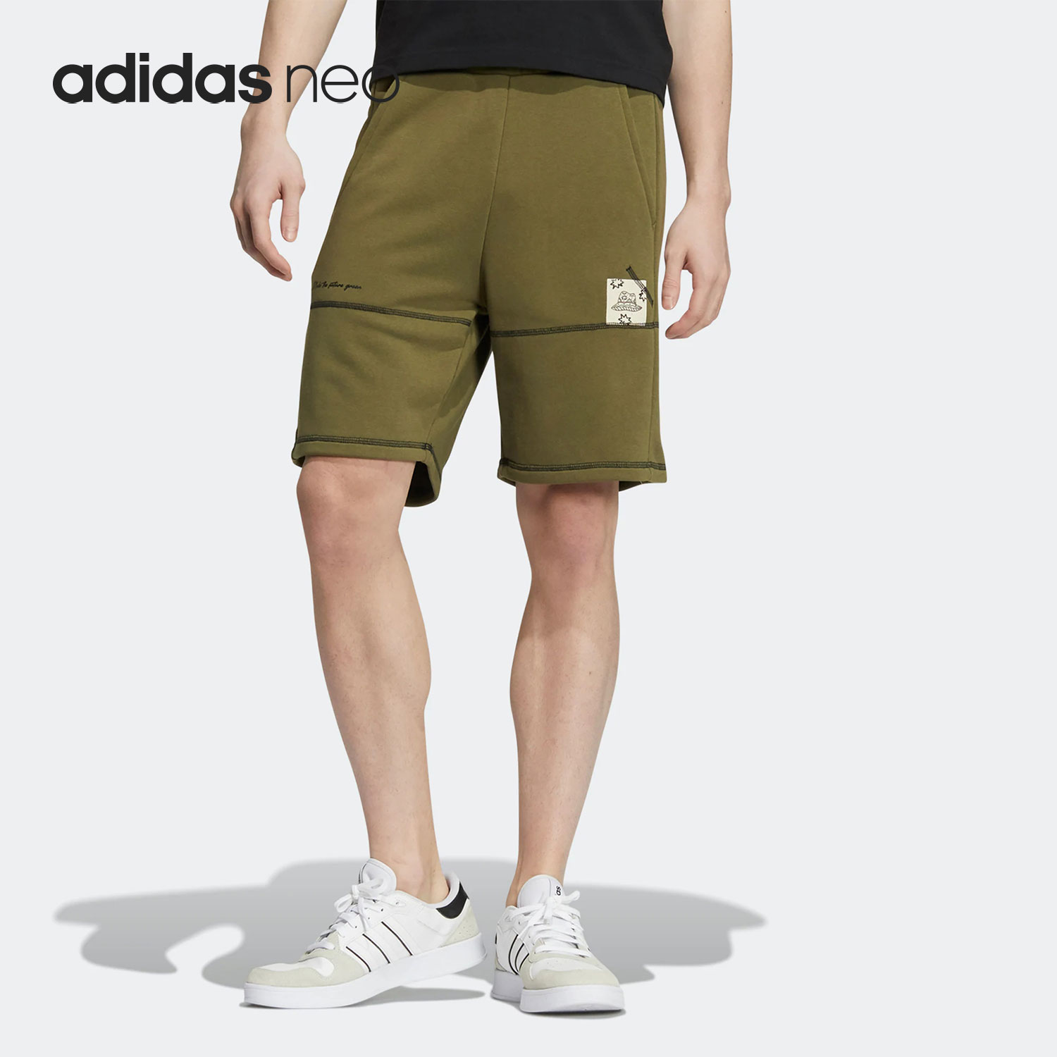 男子休闲短裤Adidas/阿迪达斯