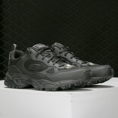 Skechers/斯凯奇正品 STAMINA 新款男子缓震系带休闲运动鞋