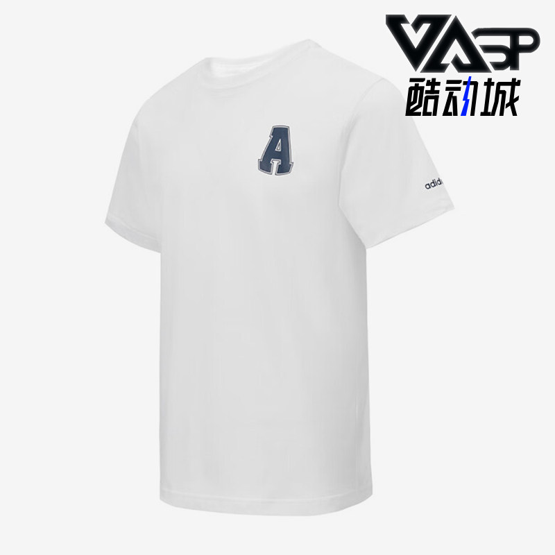 Adidas/阿迪达斯正品GRAPHIC T-SHIRT男女轻盈圆领短袖T恤JD1430