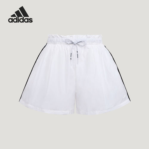 Adidas/阿迪达斯官方正品女士足球梭织宽松运动休闲短裤LD2952