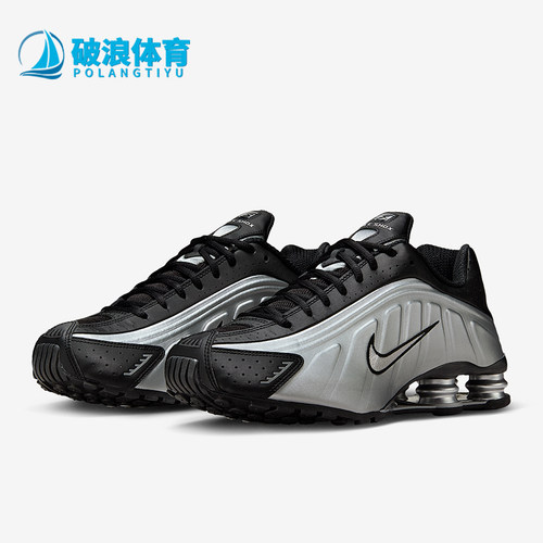 Nike/耐克正品Shox R4男士低帮气柱缓震拼接耐磨运动鞋HQ1988-007