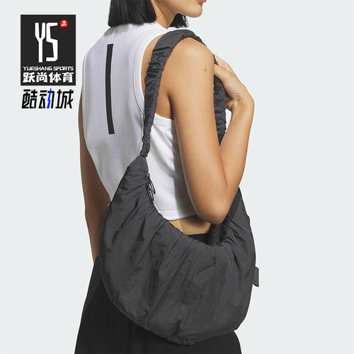 Adidas/阿迪达斯正品2026年春季女士经典运动收纳便携挎包JZ2143