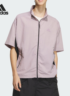 Adidas/阿迪达斯官方正品FUSTL WV SHIRT男士梭织短袖外套JI9888