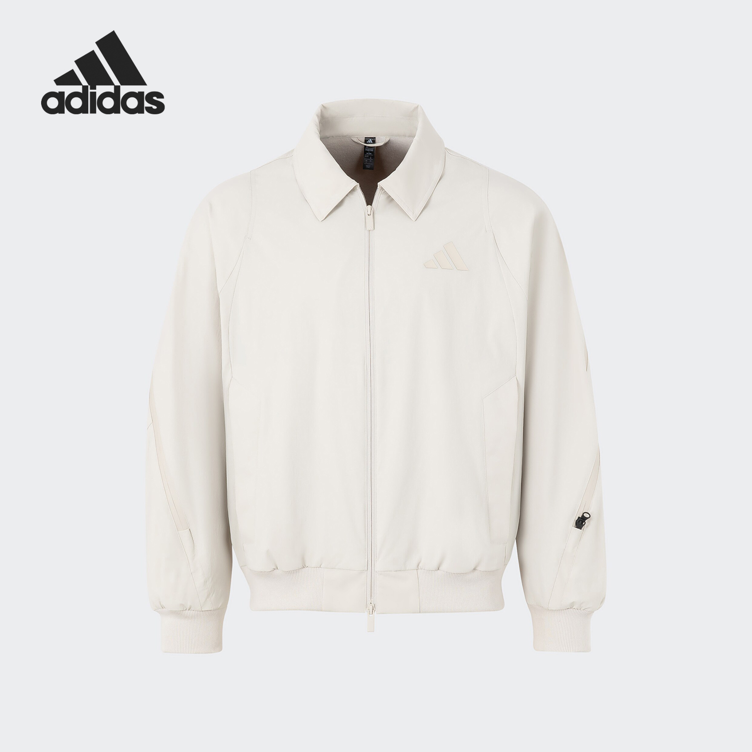 Adidas/阿迪达斯官方正品CM WV JKT男士加绒翻领夹克外套JZ4194