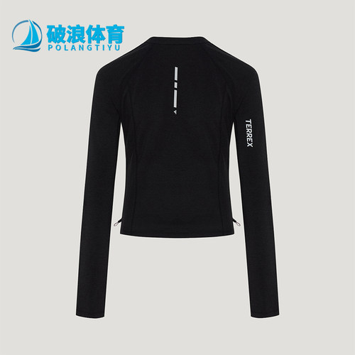 Adidas/阿迪达斯正品女士经典先锋户外修身运动长袖T恤KY1863